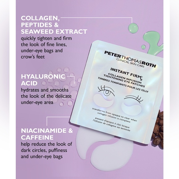 🍀🍀🍀PETER THOMAS ROTH COLLAGEN EYE PATCHES!
And a Snap St. Patrick’s Day Bracelet - Picture 3 of 11